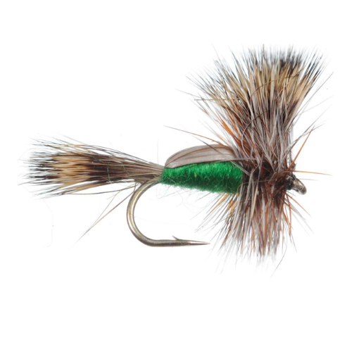 Green Humpy Dry Fly