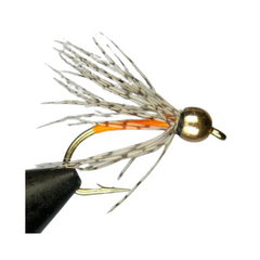 Bead Head Soft Hackle Nymph in Orange