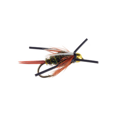 Set of 30 Bead Head Prince Nymph Flies with Waterproof Fly Box