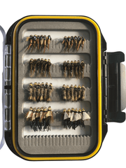 Set of 48 Nymph Flies with Waterproof Fly Box