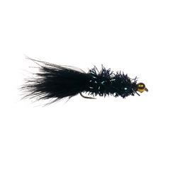 Black Bead Head Fritz Streamer Fly