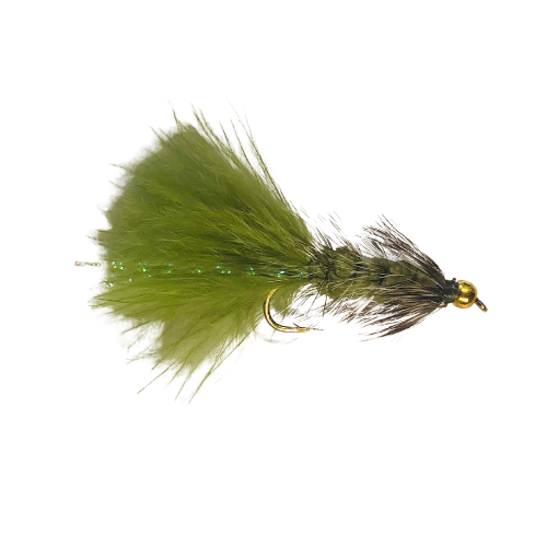 Bead Head Woolly Bugger in Olive